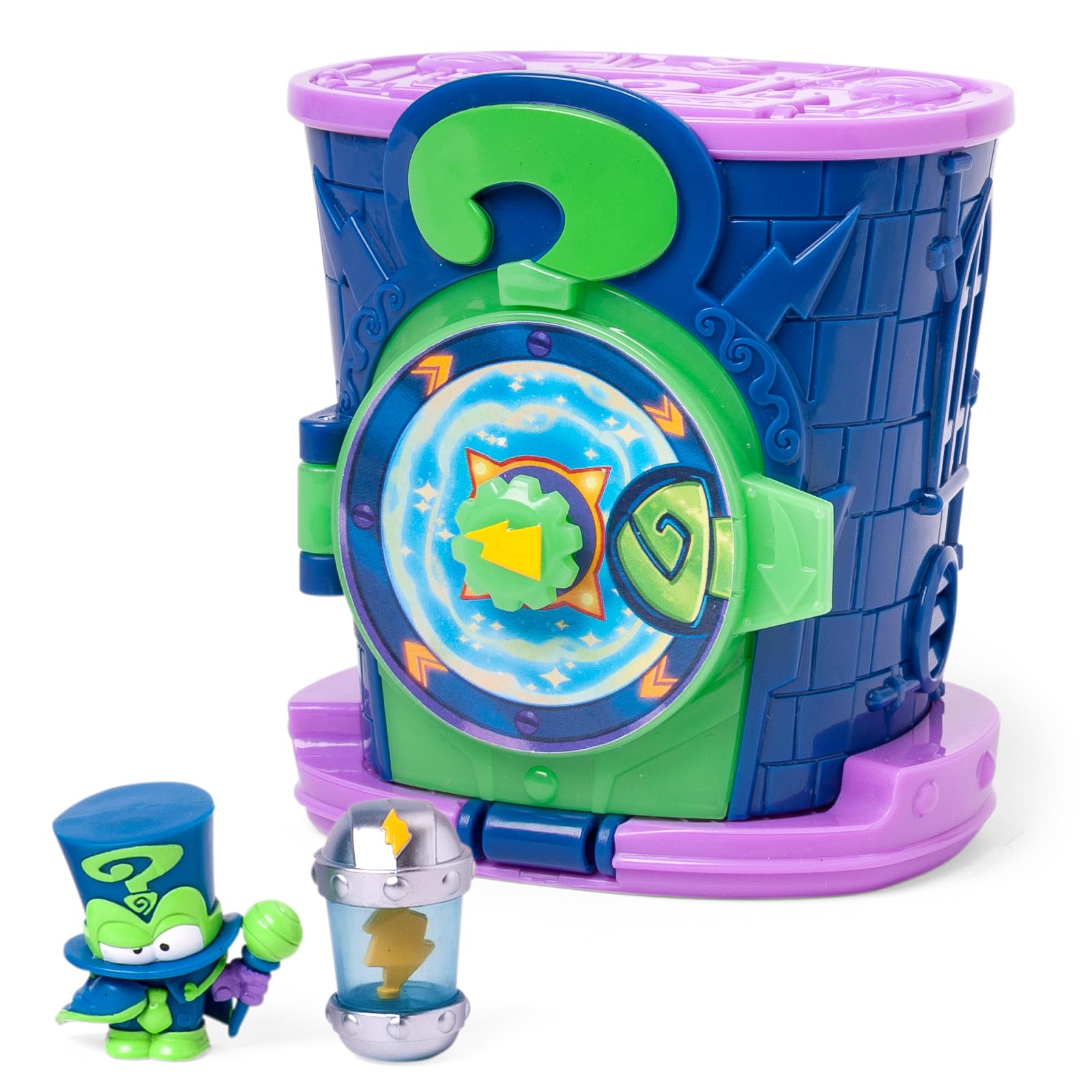 Superthings Guardians of Kazoom Power base Enigma playset con 2 figure