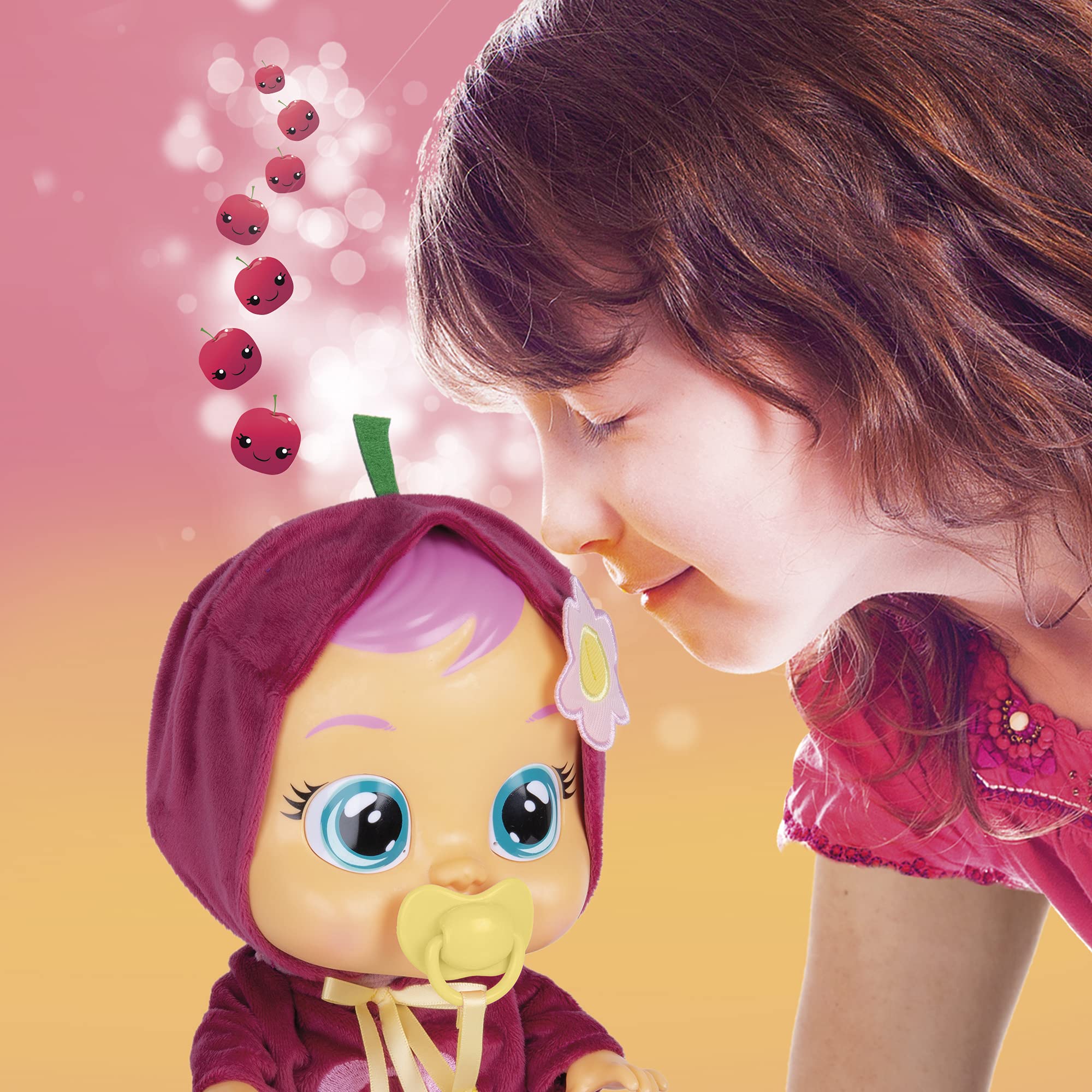 Cry Babies Tutti Frutti Claire bambola ciliegia 30 cm