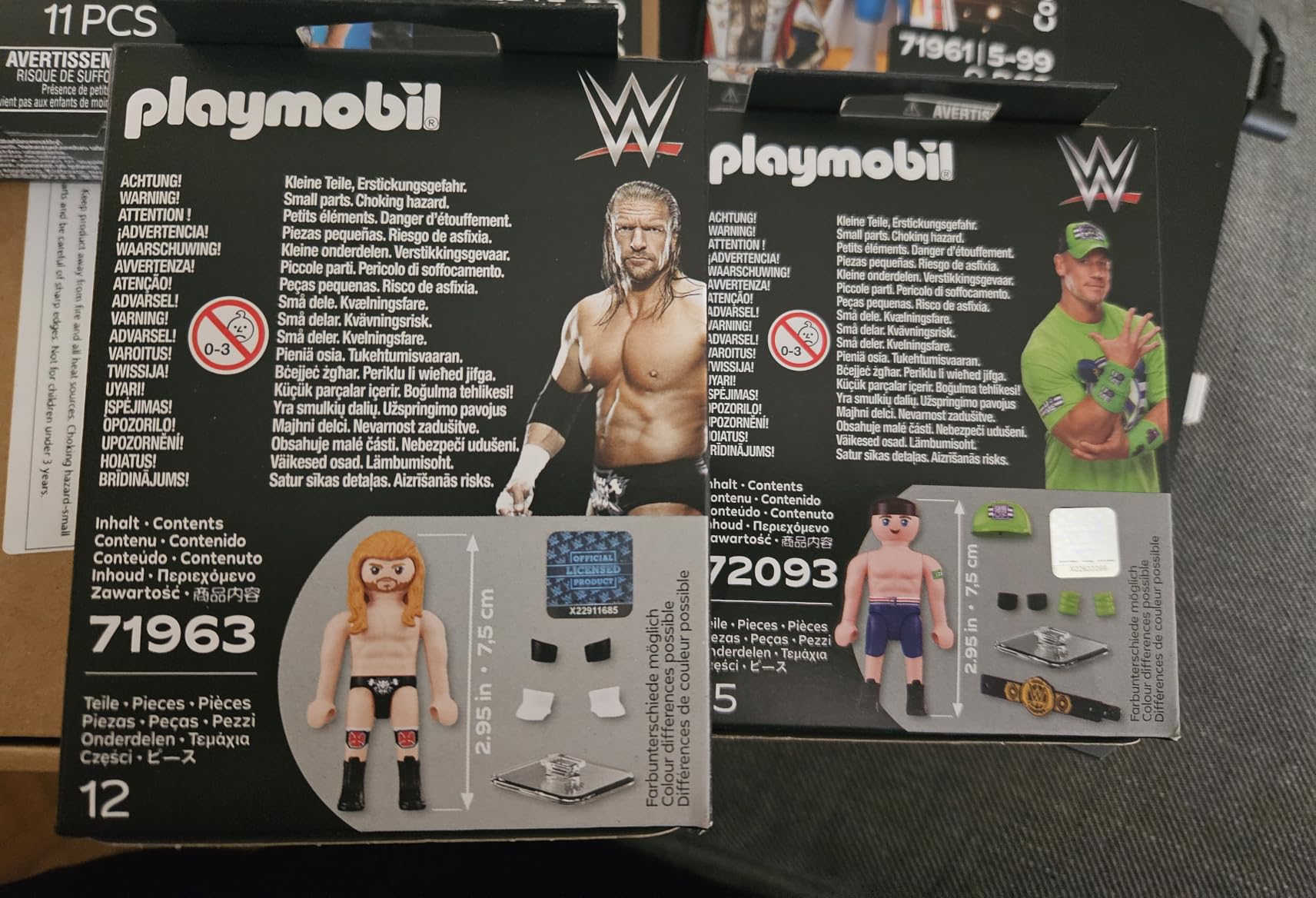 PLAYMOBIL WWE 210527 personaggi wrestling 7 superstar