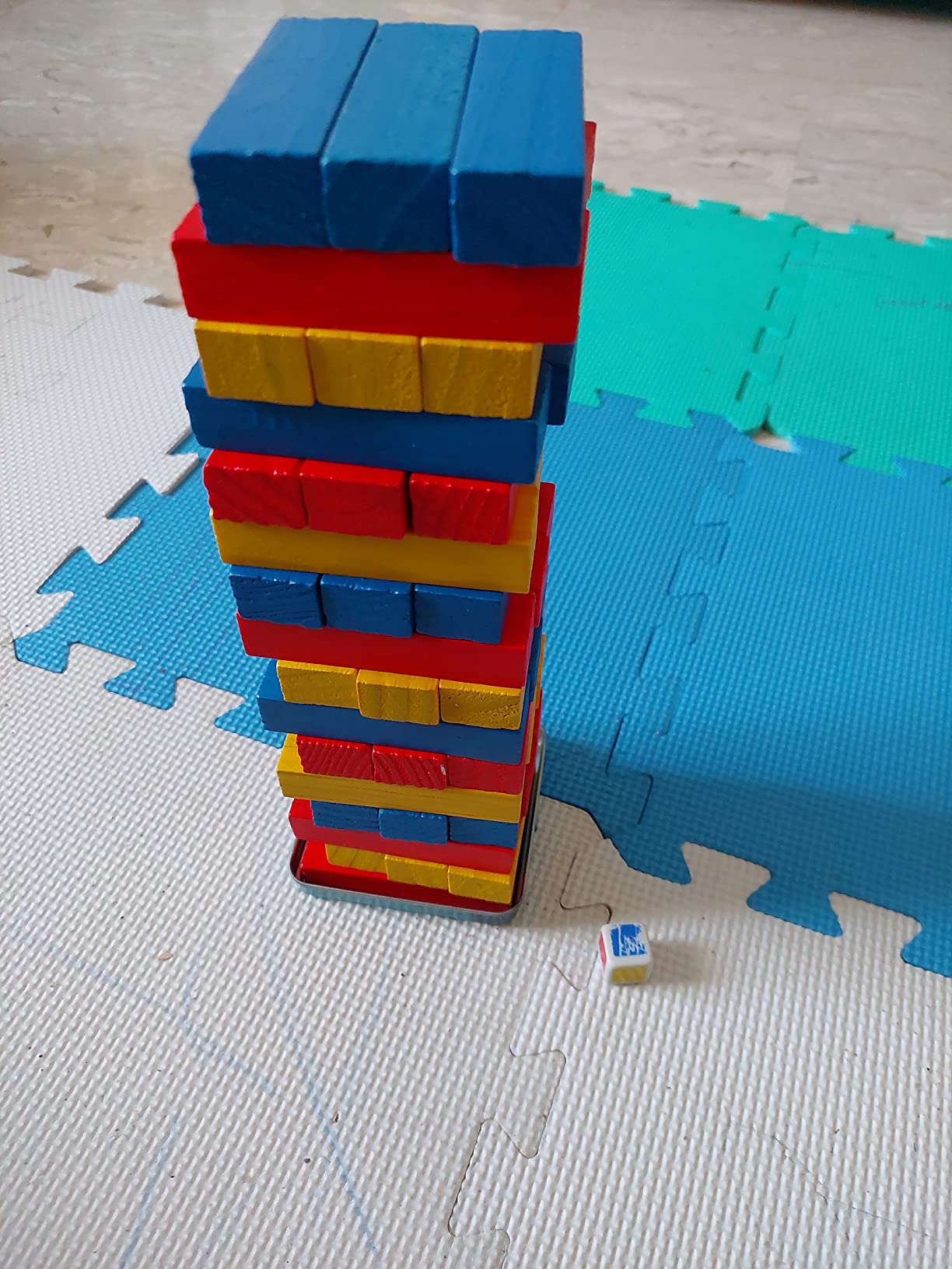 Spin Master Classic Games Jumbling Tower Gioco Torre Legno 48 Pezzi