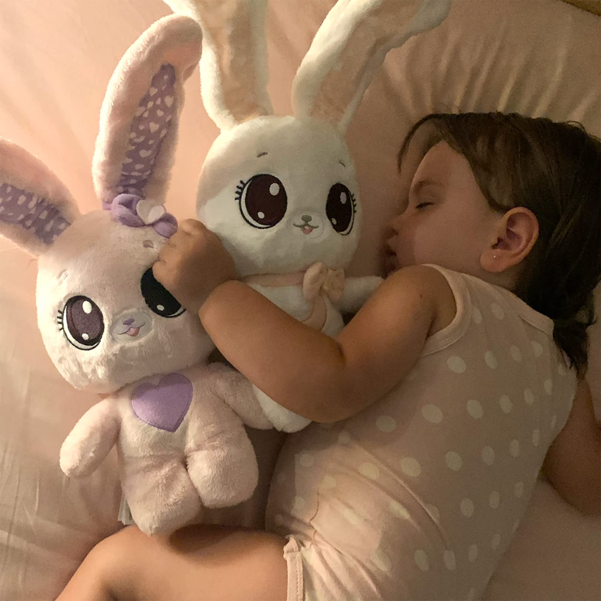 Imc Toys Peekapets Coniglietto Bianco peluche orecchie mobili