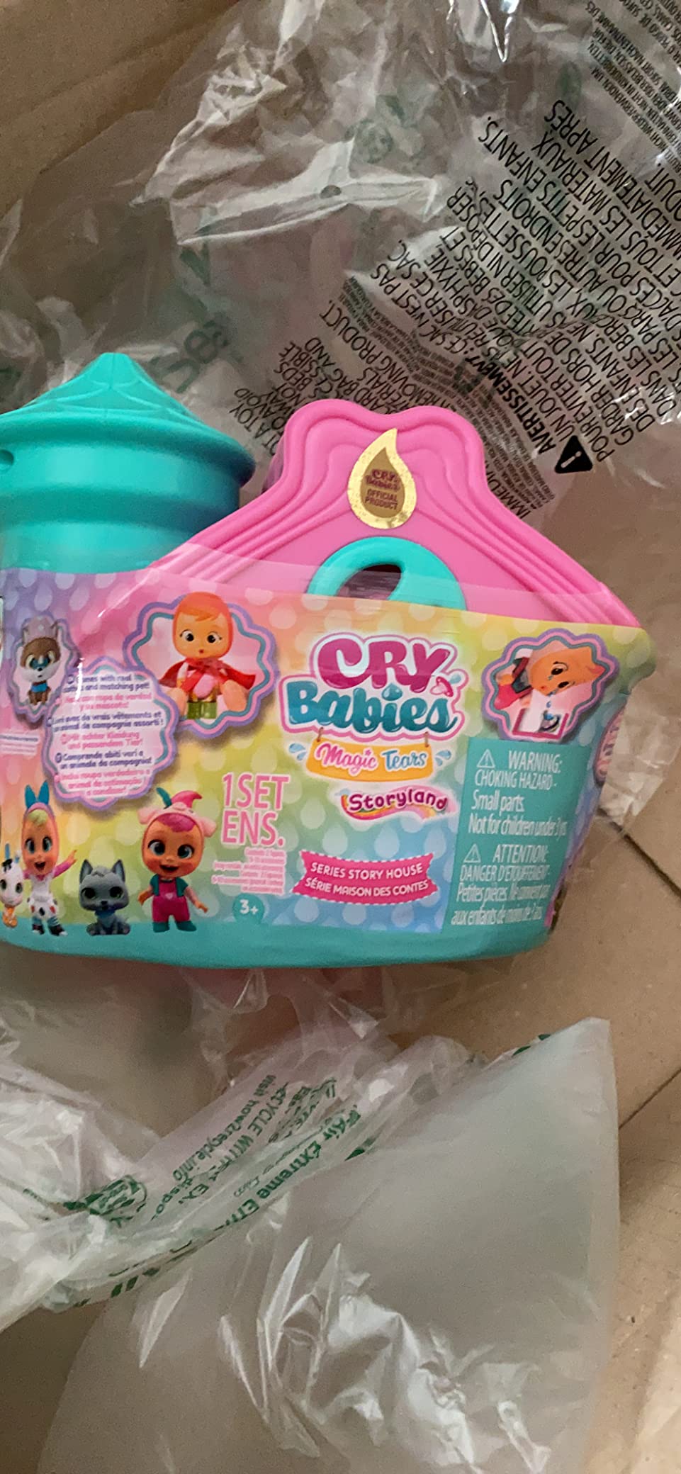 Cry Babies Magic Tears Casetta Castello Mini Bambola Sorpresa 8 Pezzi