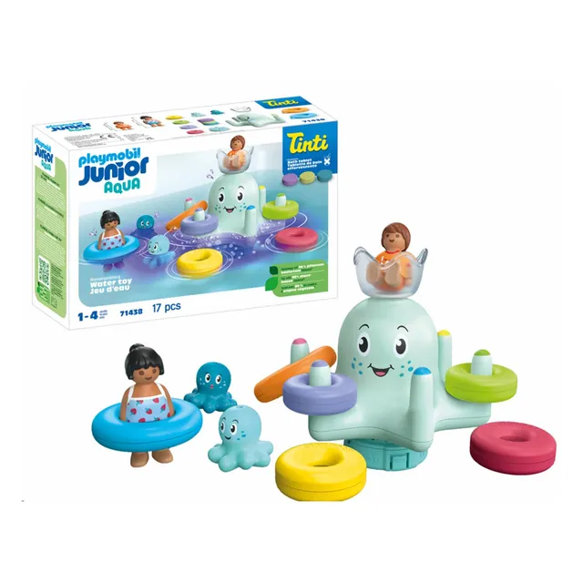 Playmobil Junior Aqua Polipo Colorato 71438 Gioco Bagno 17 Pz