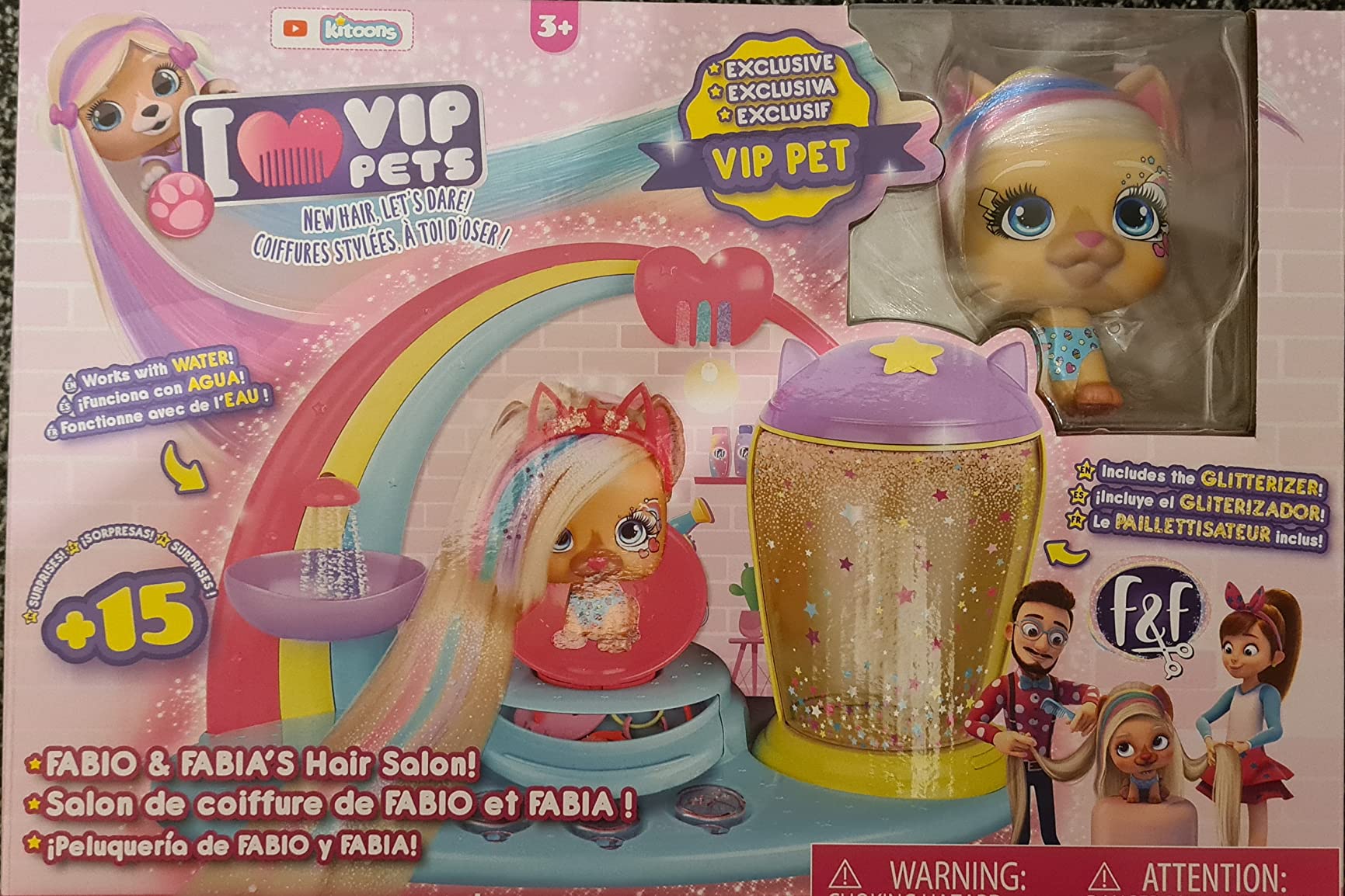 VIP Pets Salone Fabio e Fabia playset parrucchiera Kiara