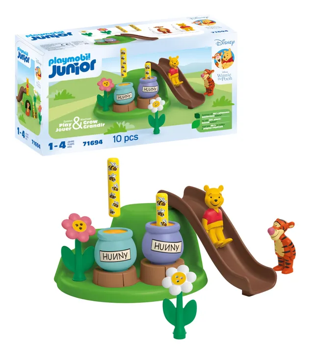 Playmobil Junior Disney 71694 giardino api Winnie Pooh Tigro 12 mesi