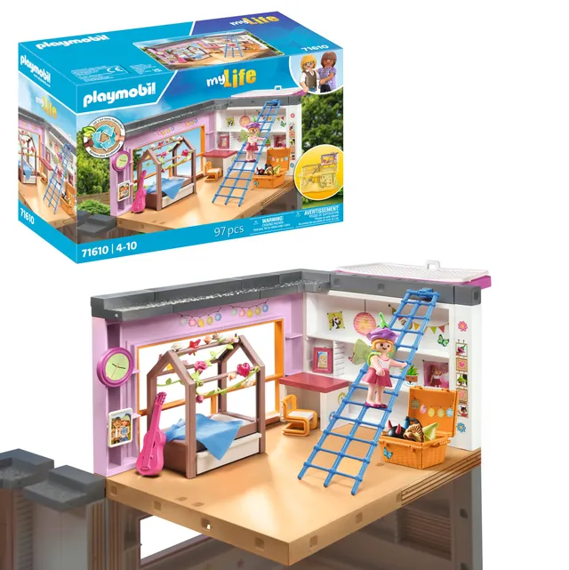 PLAYMOBIL My Life 71610 Cameretta Giocattolo 97 Pezzi
