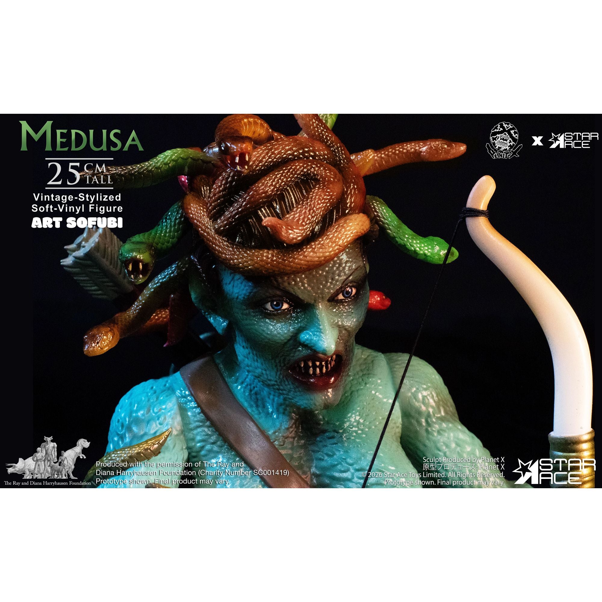 Star Ace Medusa soft vinyl figure vintage 25 cm