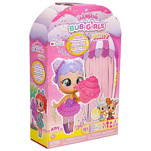 Bubiloons Bubigirls Amy bambola gonfia palloncini 12 accessori