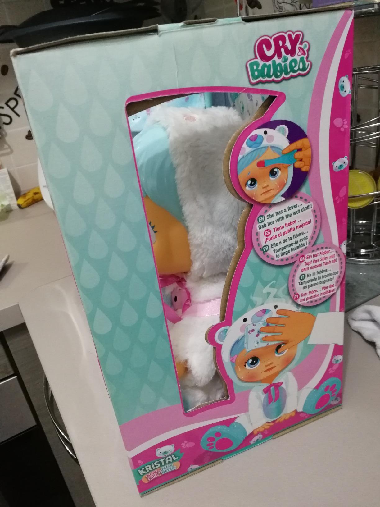 Cry Babies Magic Tears Kristal Malatina bambola interattiva