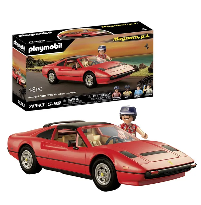 PLAYMOBIL 71343 Ferrari 308 GTS Magnum P.I. macchinina rossa