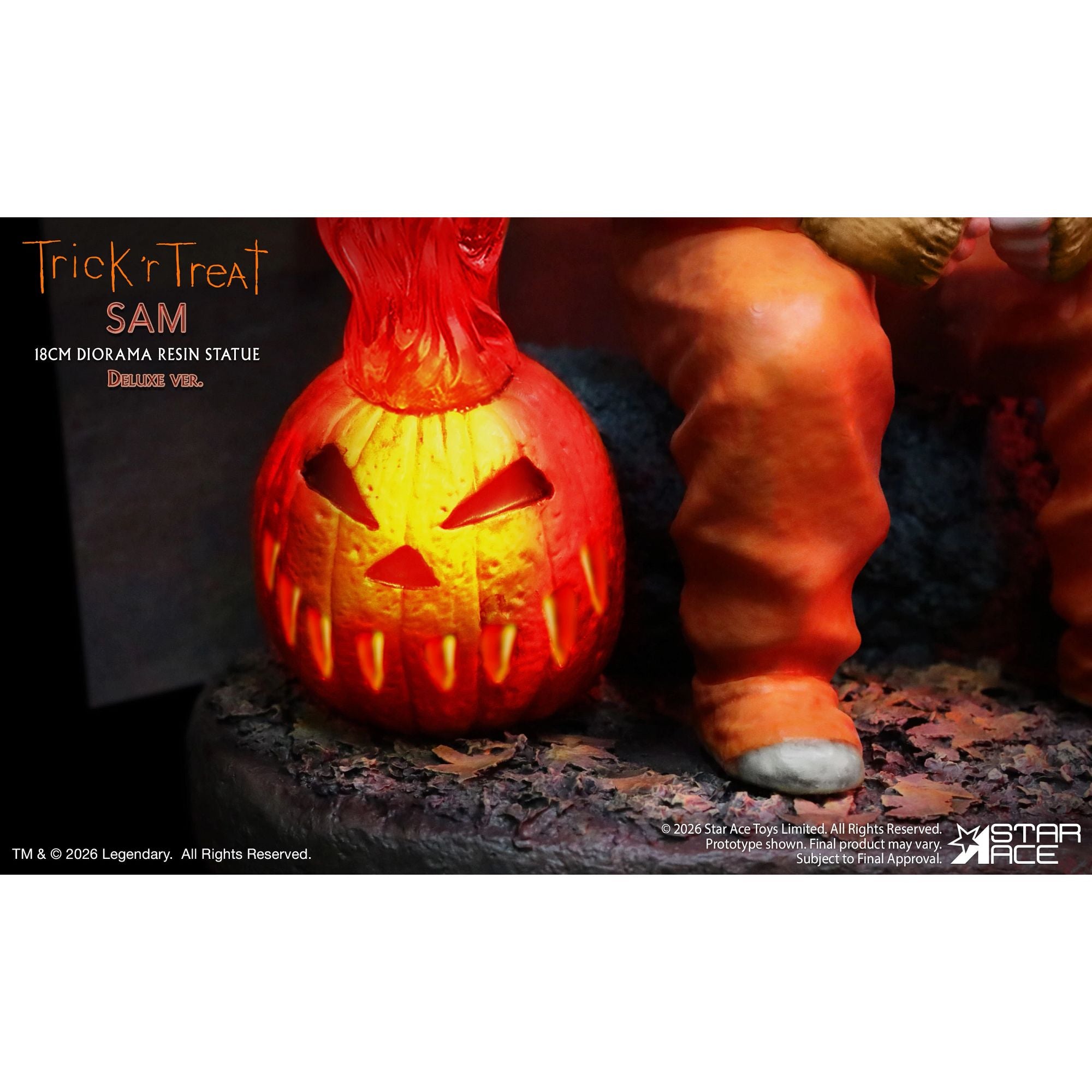Star Ace Trick'r Treat Sam DX statua resina 18 cm