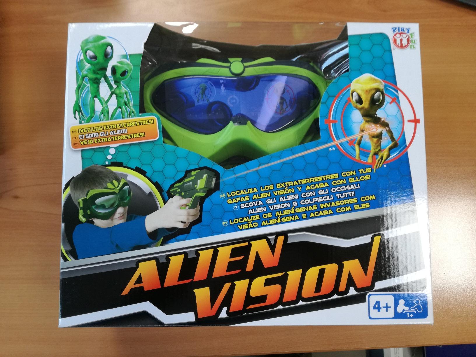 Playfun Alien Vision gioco interattivo maschera 3D pistola laser