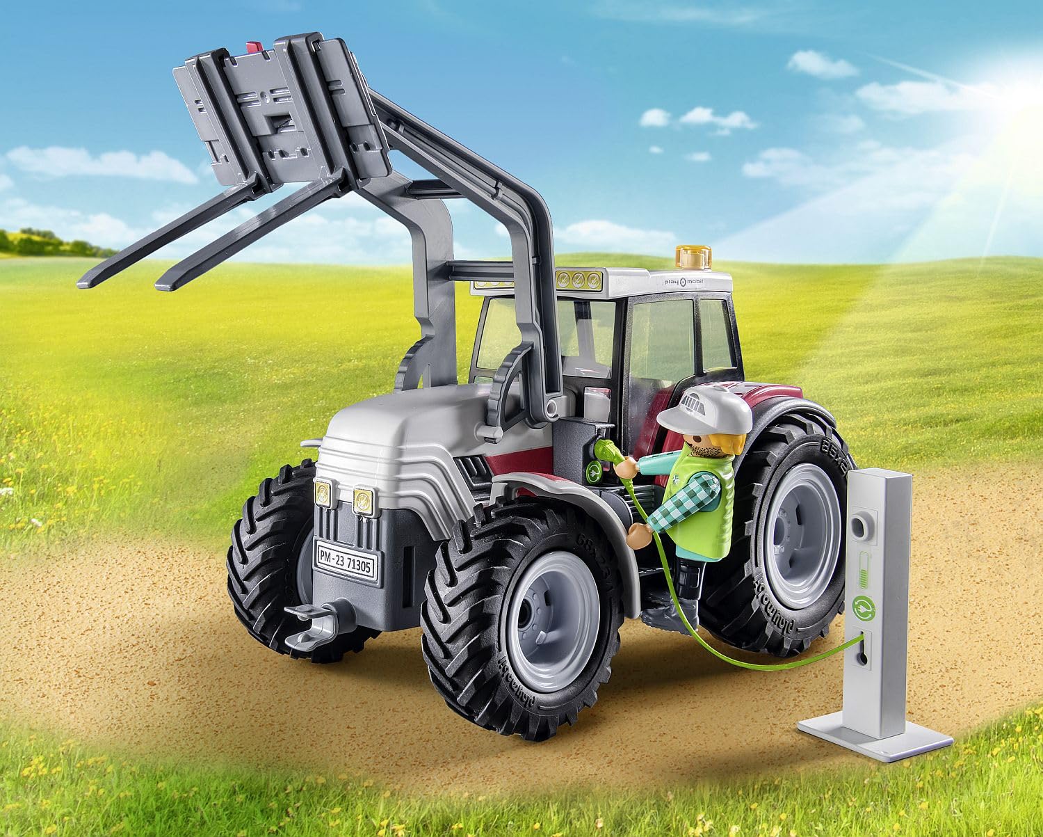 PLAYMOBIL Country 71305 Trattore Grande Giocattolo Elettrico