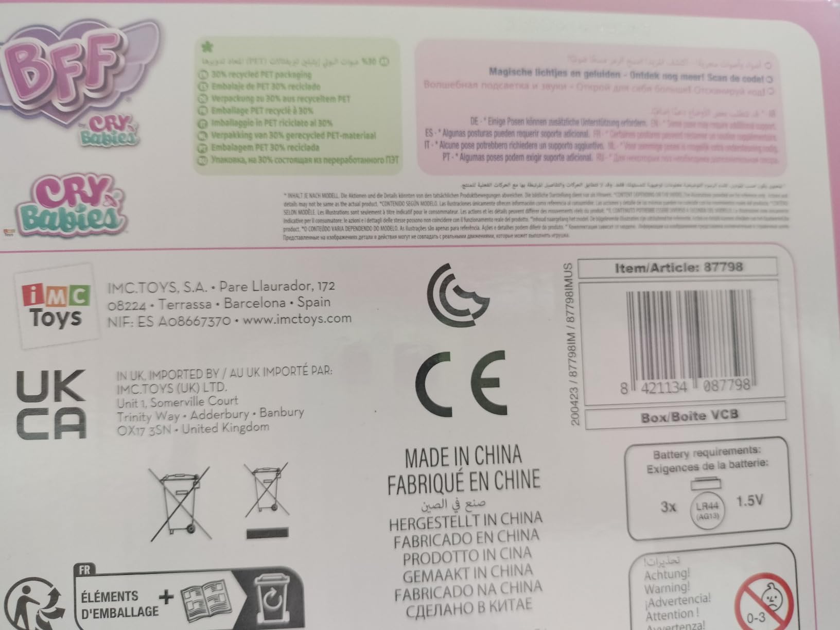 IMC Toys BFF Dreamy Rym bambola fashion con unicorno pack deluxe
