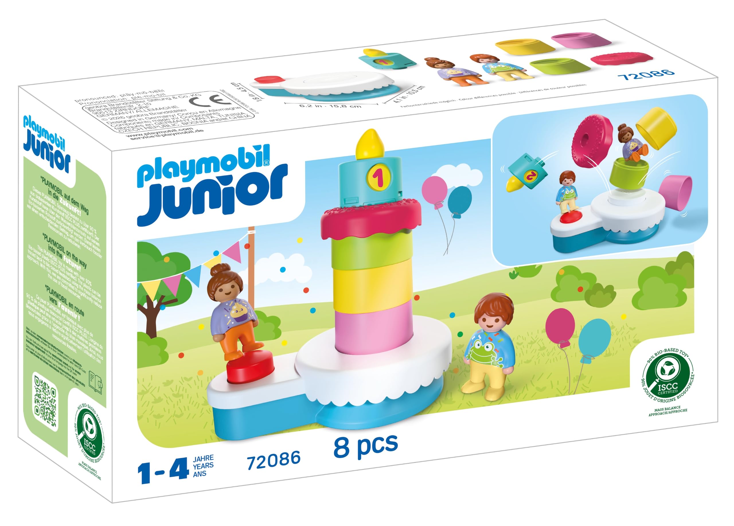 Playmobil Junior 72086 torta compleanno interattiva 1 anno