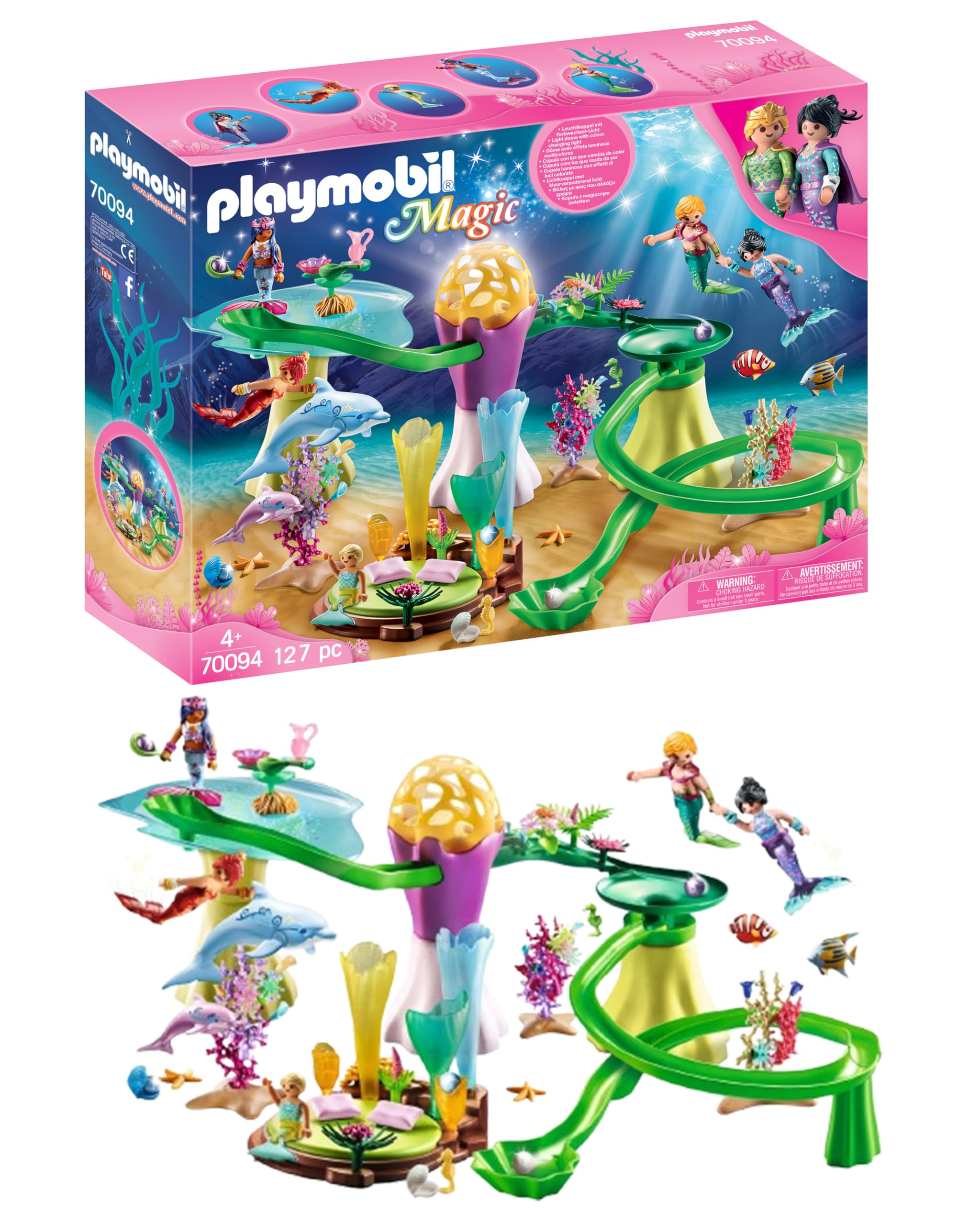 PLAYMOBIL Princess Magic 71501 Sirenetta con delfini