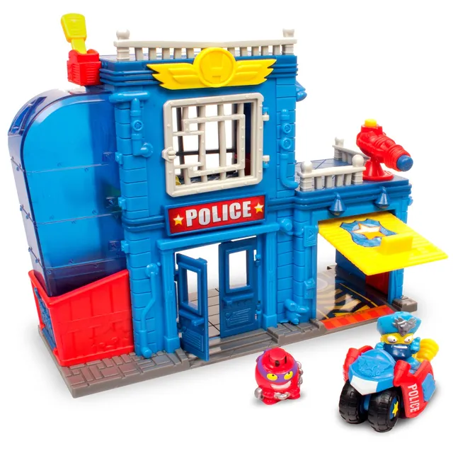 SuperThings Police Station Stazione Polizia Playset con Veicolo