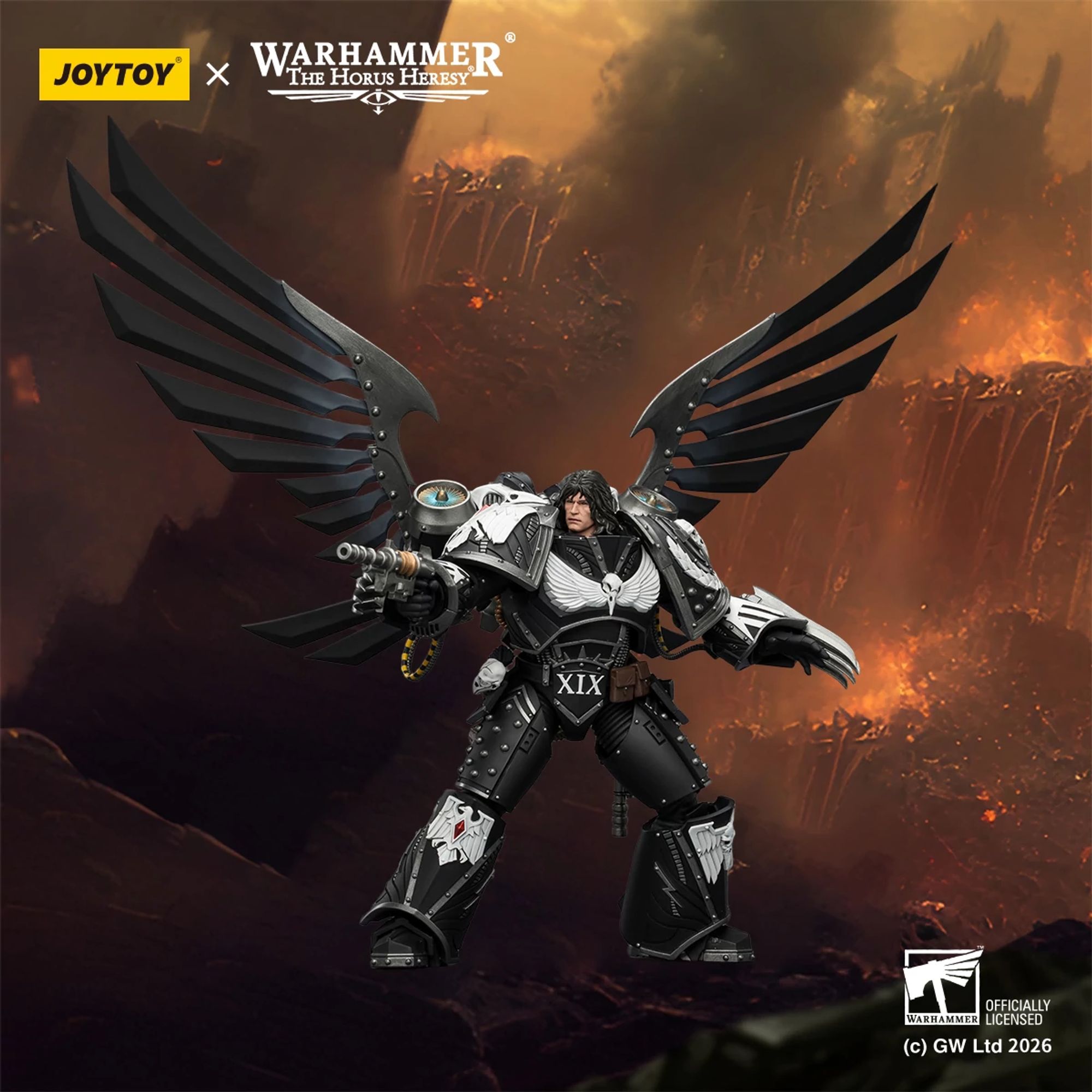 JoyToy Warhammer Corvus Corax Raven Guard action figure 1/18