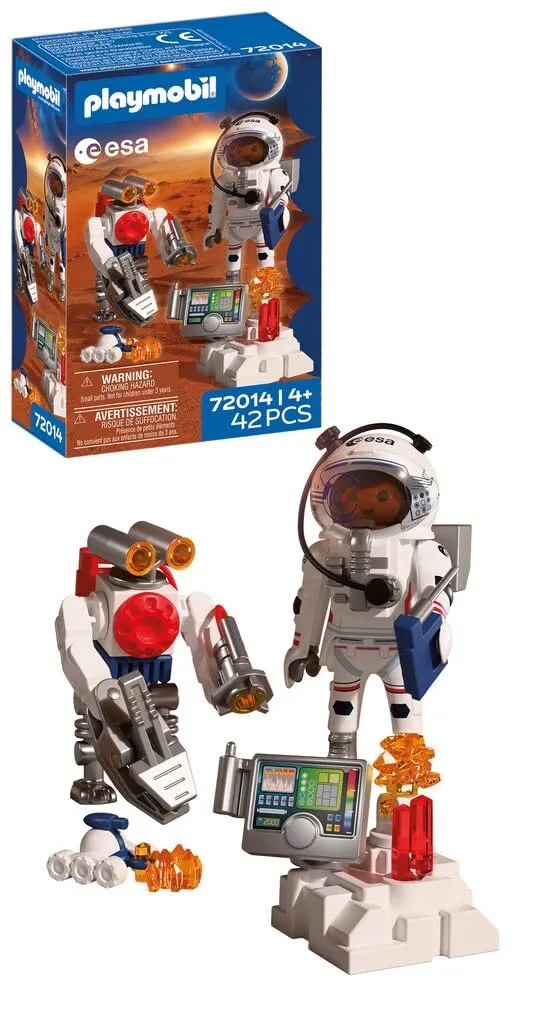 Playmobil Space 72014 astronauta ESA con robot playset