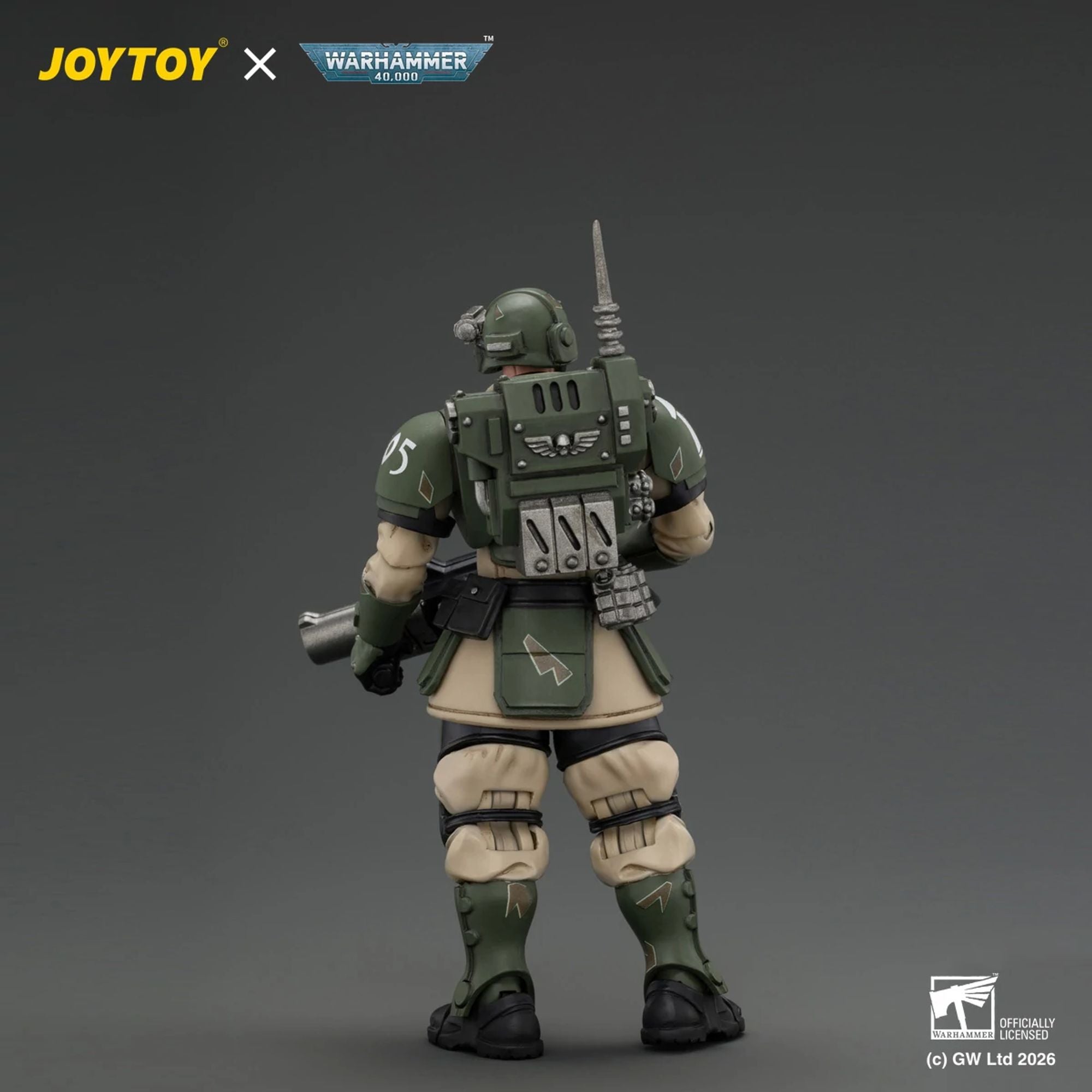 JoyToy Astra Militarum Kasrkin 5 action figure con lancia granate
