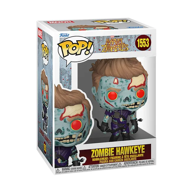 Funko Pop Zombie Hawkeye figure vinile Marvel Zombies