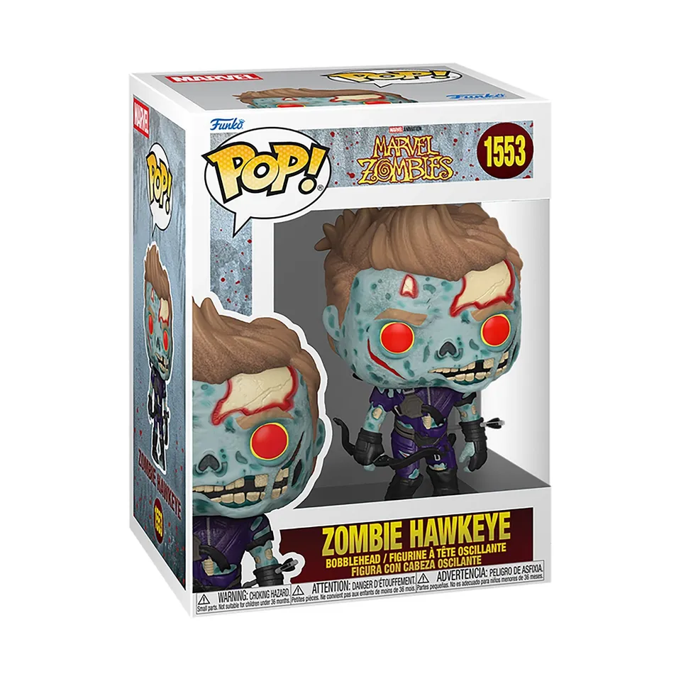Funko Pop Zombie Hawkeye figure vinile Marvel Zombies