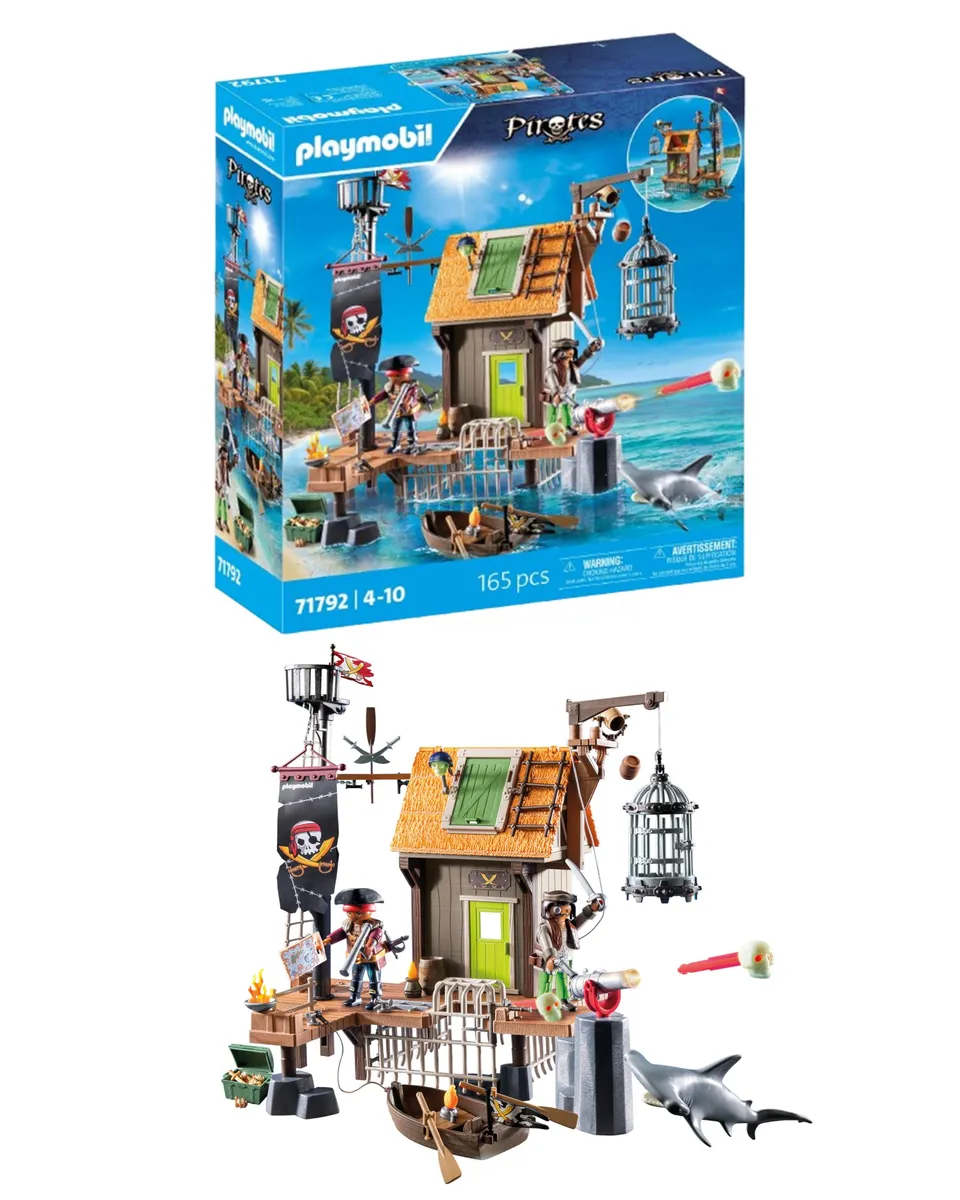 Playmobil Pirates approdo pirati 71792 playset prigione