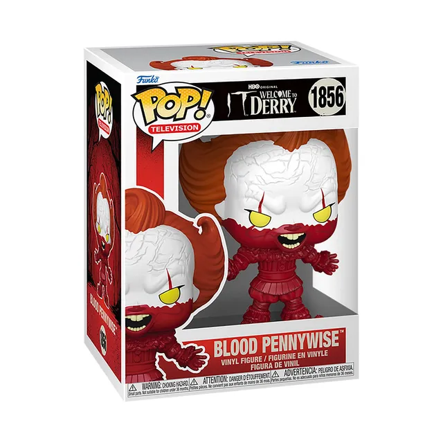 Funko Pop TV Blood Pennywise vinyl figure horror Derry