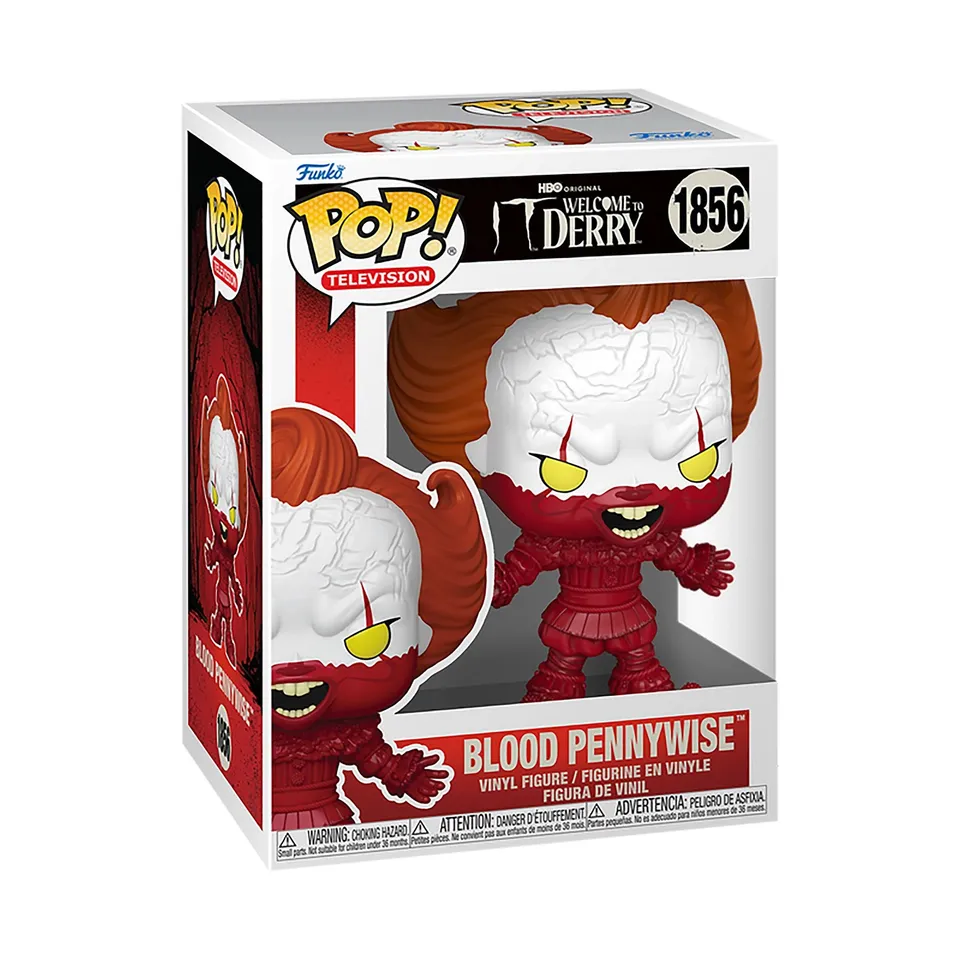 Funko Pop TV Blood Pennywise vinyl figure horror Derry
