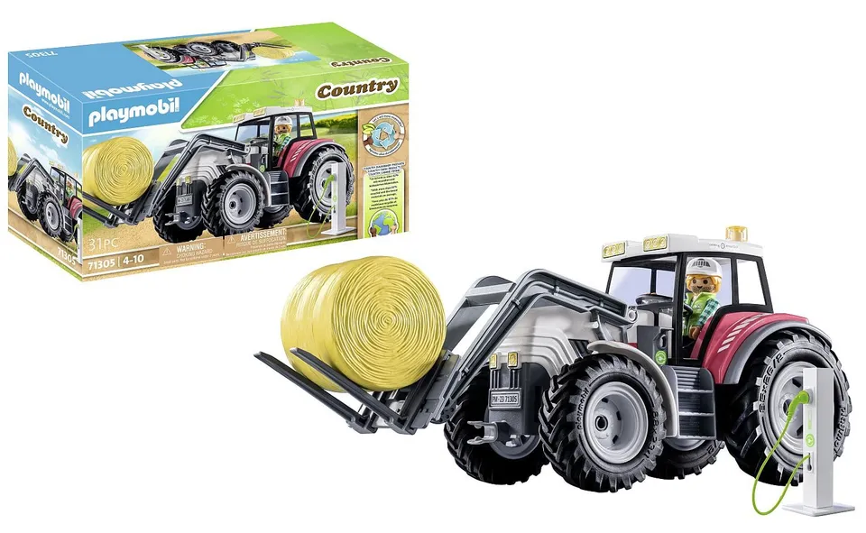 PLAYMOBIL Country 71305 Trattore Grande Giocattolo Elettrico