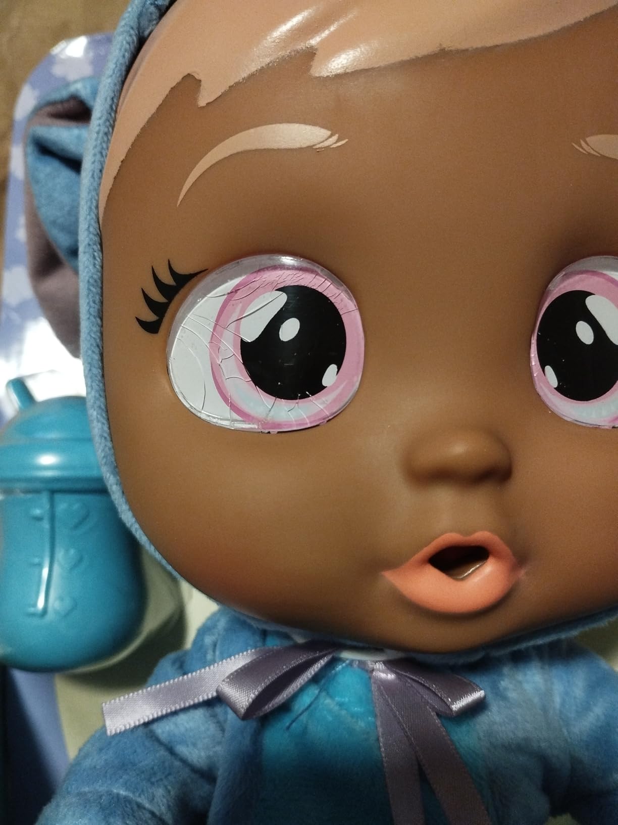 Cry Babies Disney Stitch Bambola 30 cm Pigiama Blu
