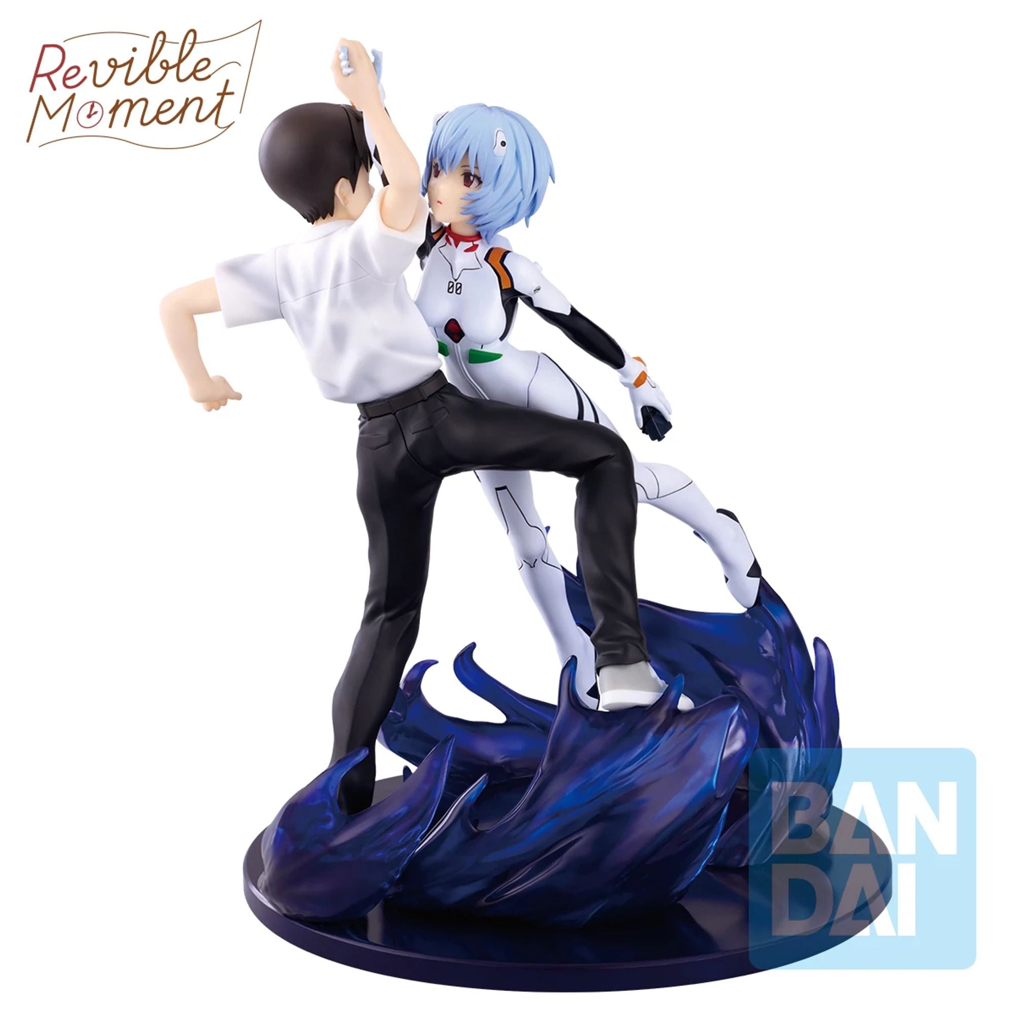 Bandai Spirits Evangelion Shinji Ayanami statua Revible Moment