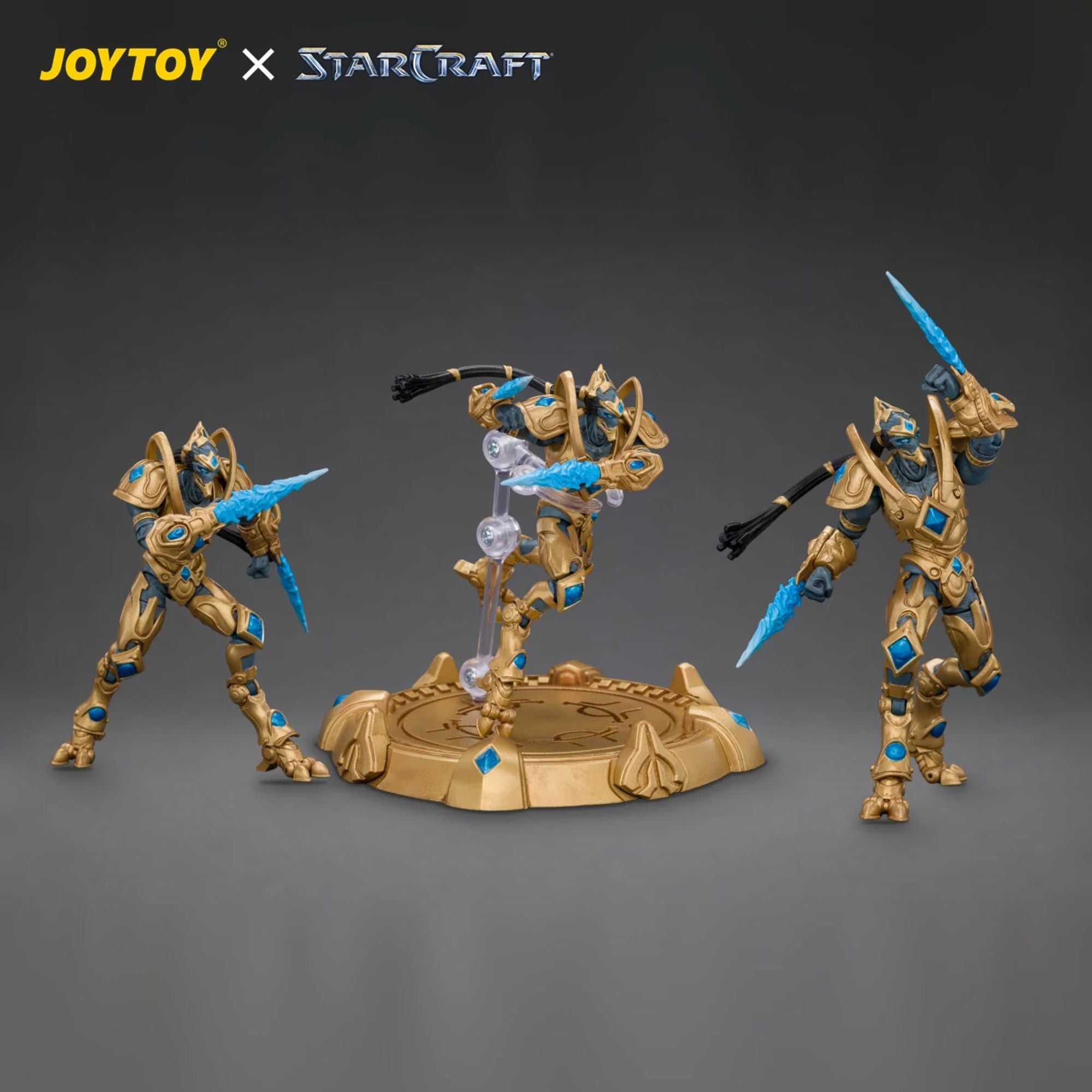 JoyToy Protoss Zealot Set Action Figure StarCraft 3 Pezzi