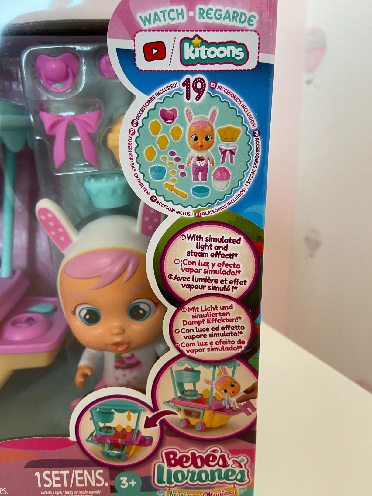 Cry Babies Magic Tears Coney carretto dolci luce vapore