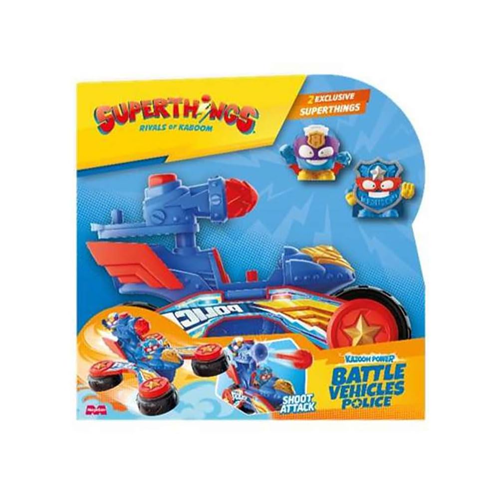 Superthings Kazoom Power Battle Vehicle Police moto drone