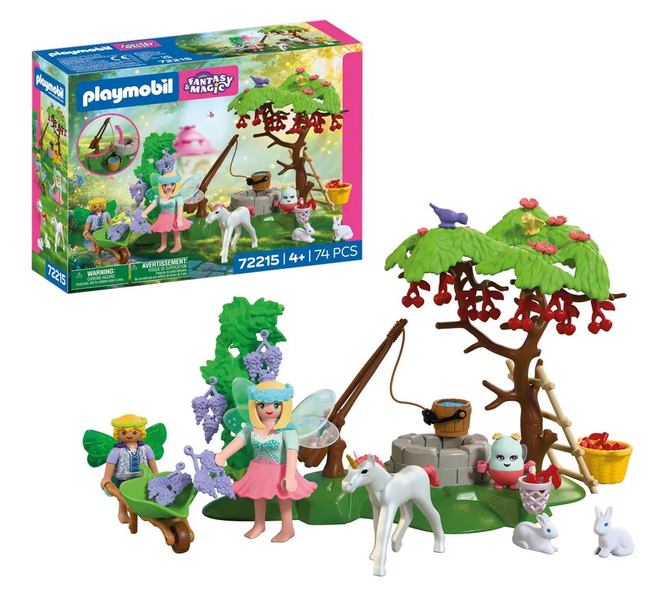 PLAYMOBIL Fantasy 72215 giardino fate con unicorno