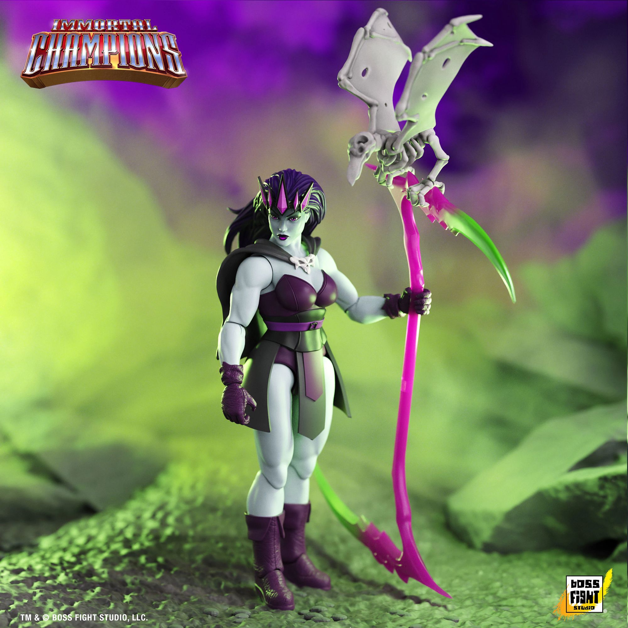 Boss Fight Immortal Champions Fell Necromancer action figure