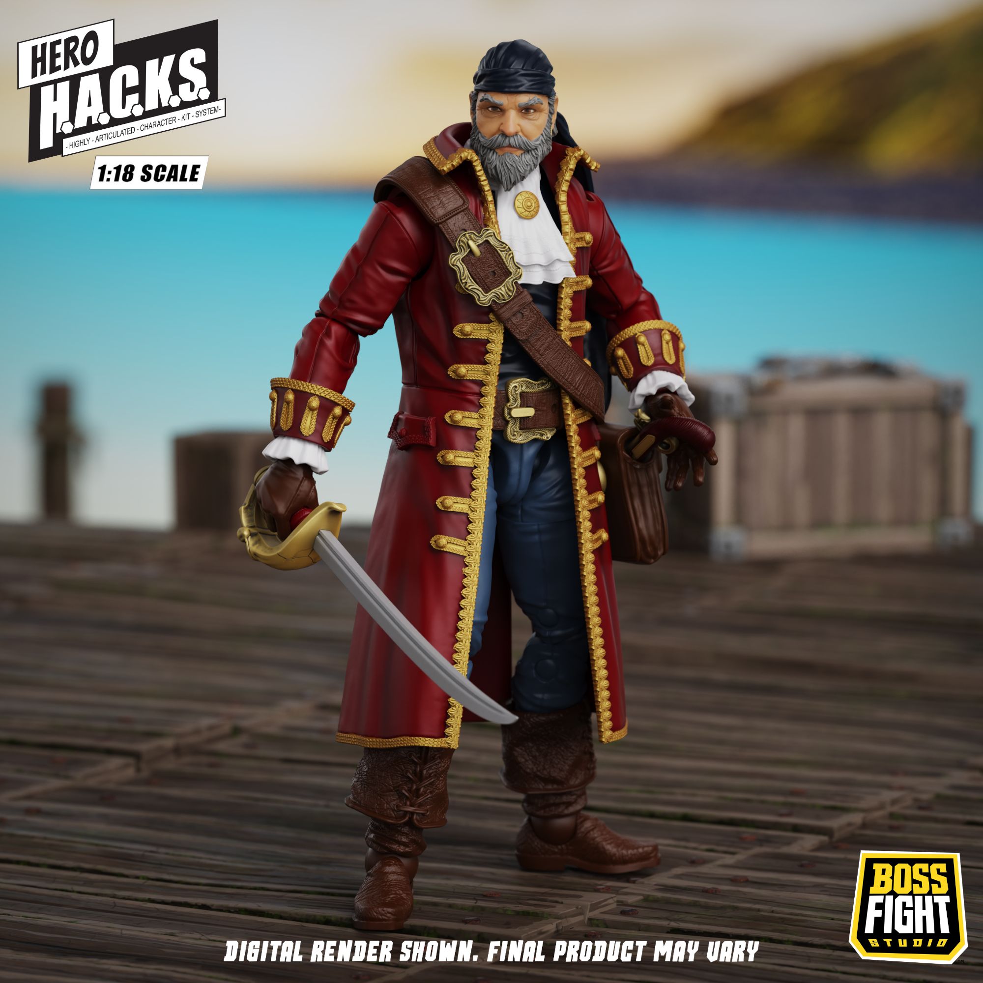 Boss Fight Studio Hero HACKS John Bradford action figure