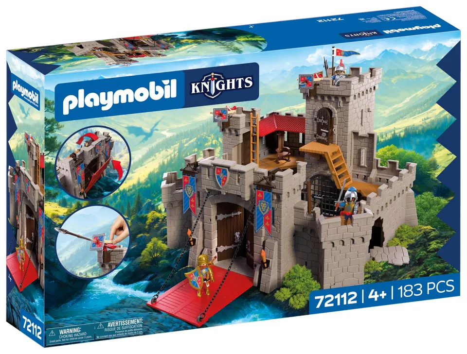 Playmobil Knights 72112 Grande Castello Cavalieri Leone 4+ anni
