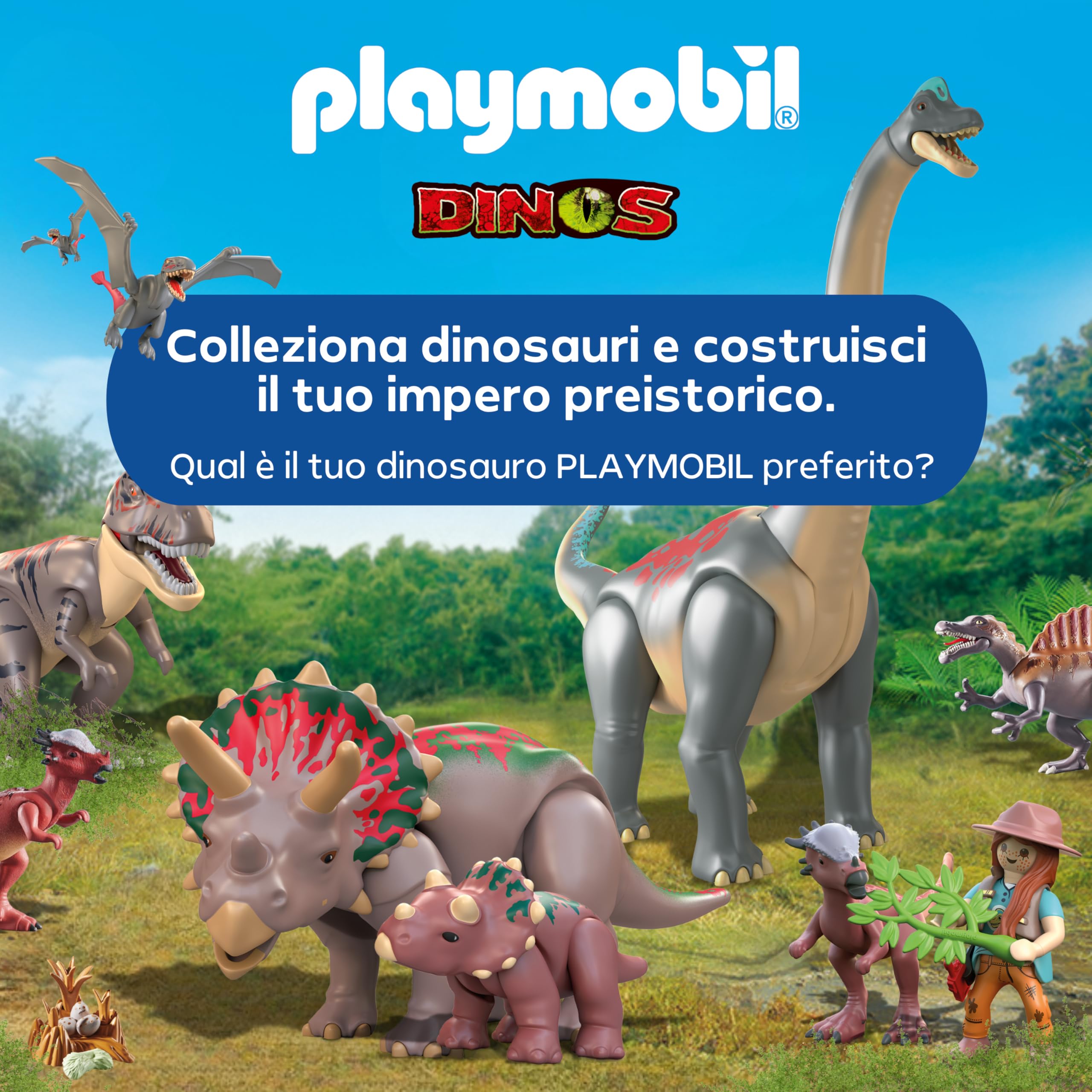 PLAYMOBIL Dinos 71820 playset spinosauro escavazione dinosauri