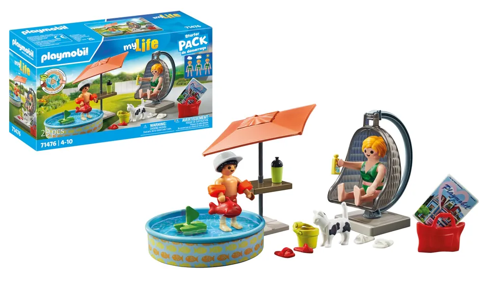 Playmobil My Life 71476 Starter Pack Relax in Giardino