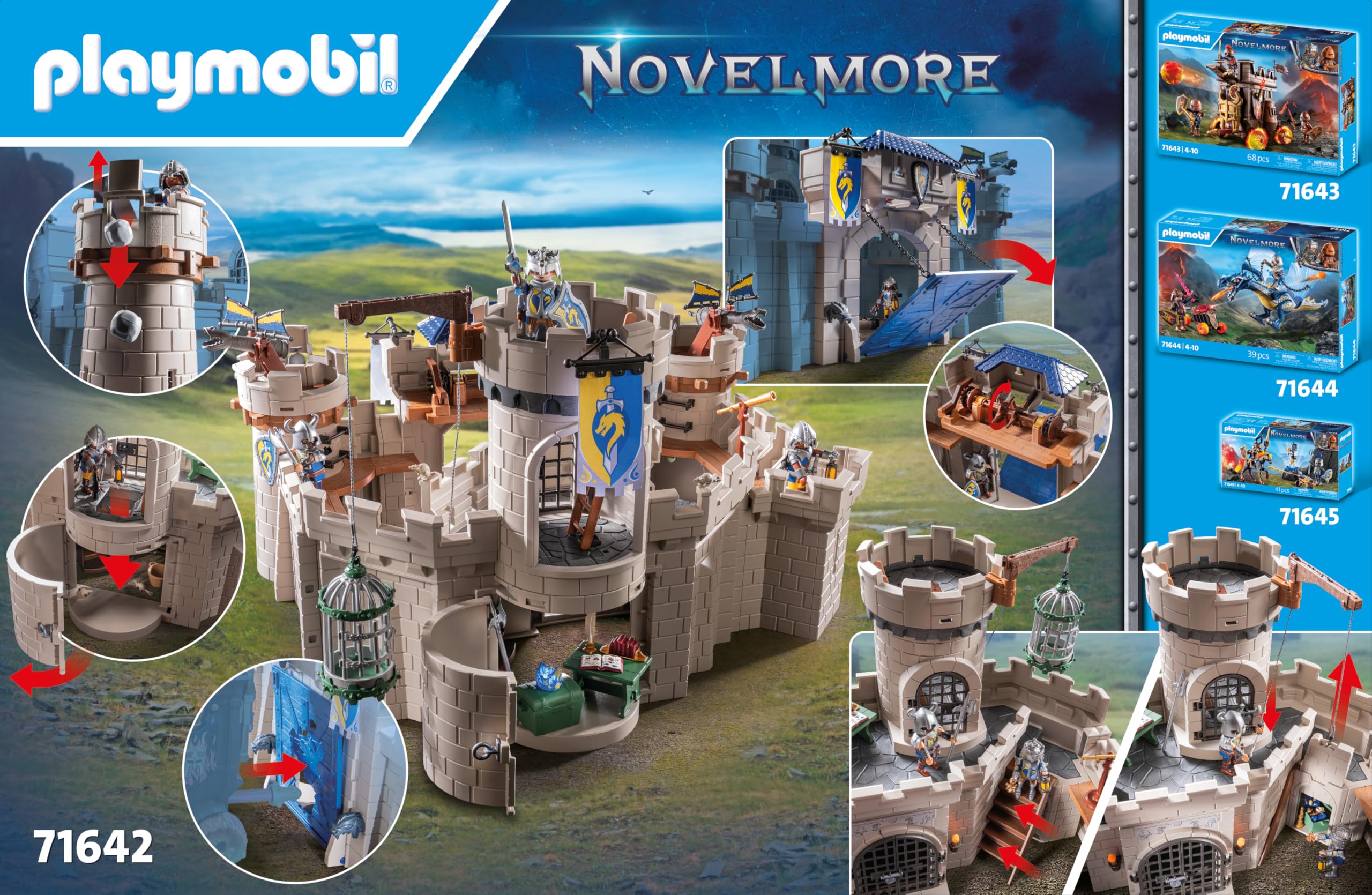 PLAYMOBIL Novelmore 71642 Castello di Arwynn Giocattolo