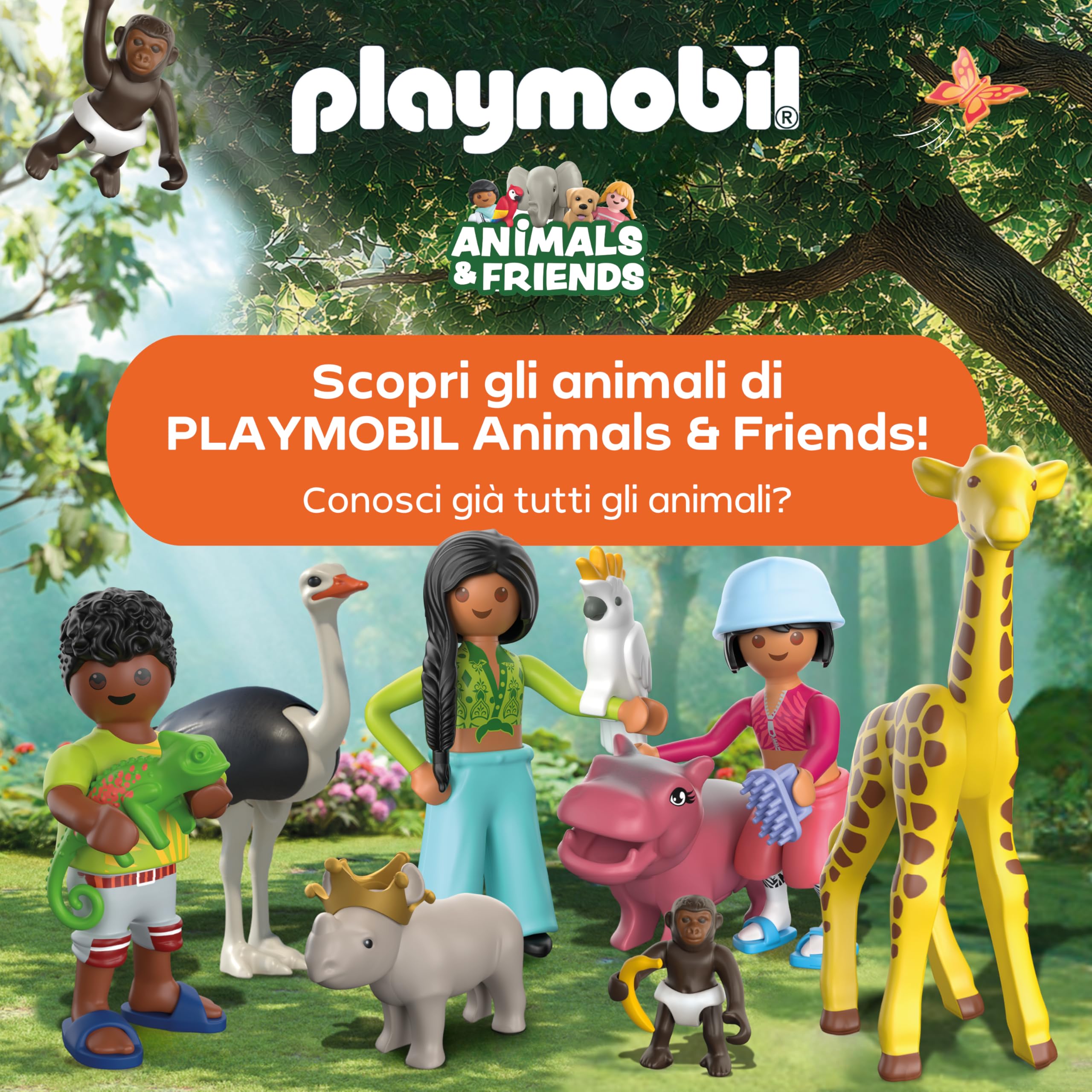 Playmobil Animals 72068 elefante con guardiano zoo