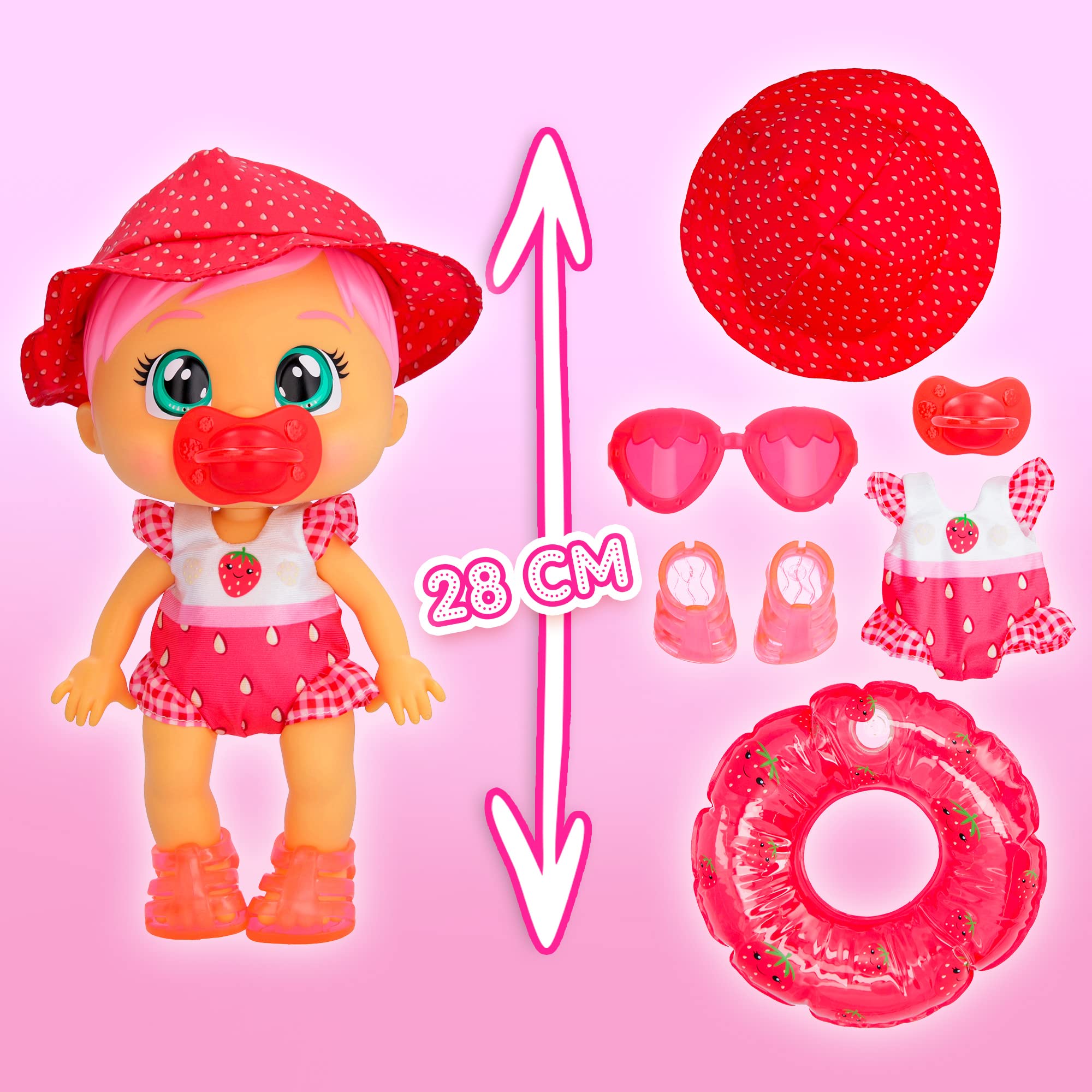 CRY BABIES Fun Sun Ella bambola acqua impermeabile 28 cm