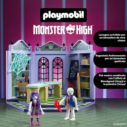 Playmobil Monster High 72145 aula scolastica Spectra