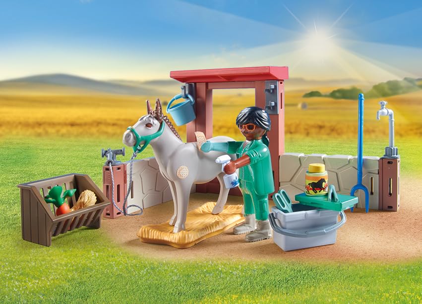PLAYMOBIL Country visita veterinaria per asini starter pack