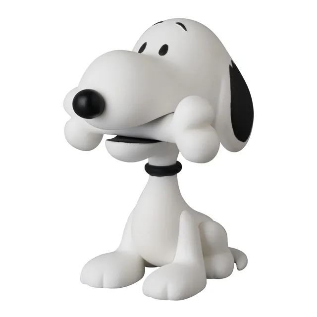 Medicom UDF Snoopy con osso figure in vinile Peanuts