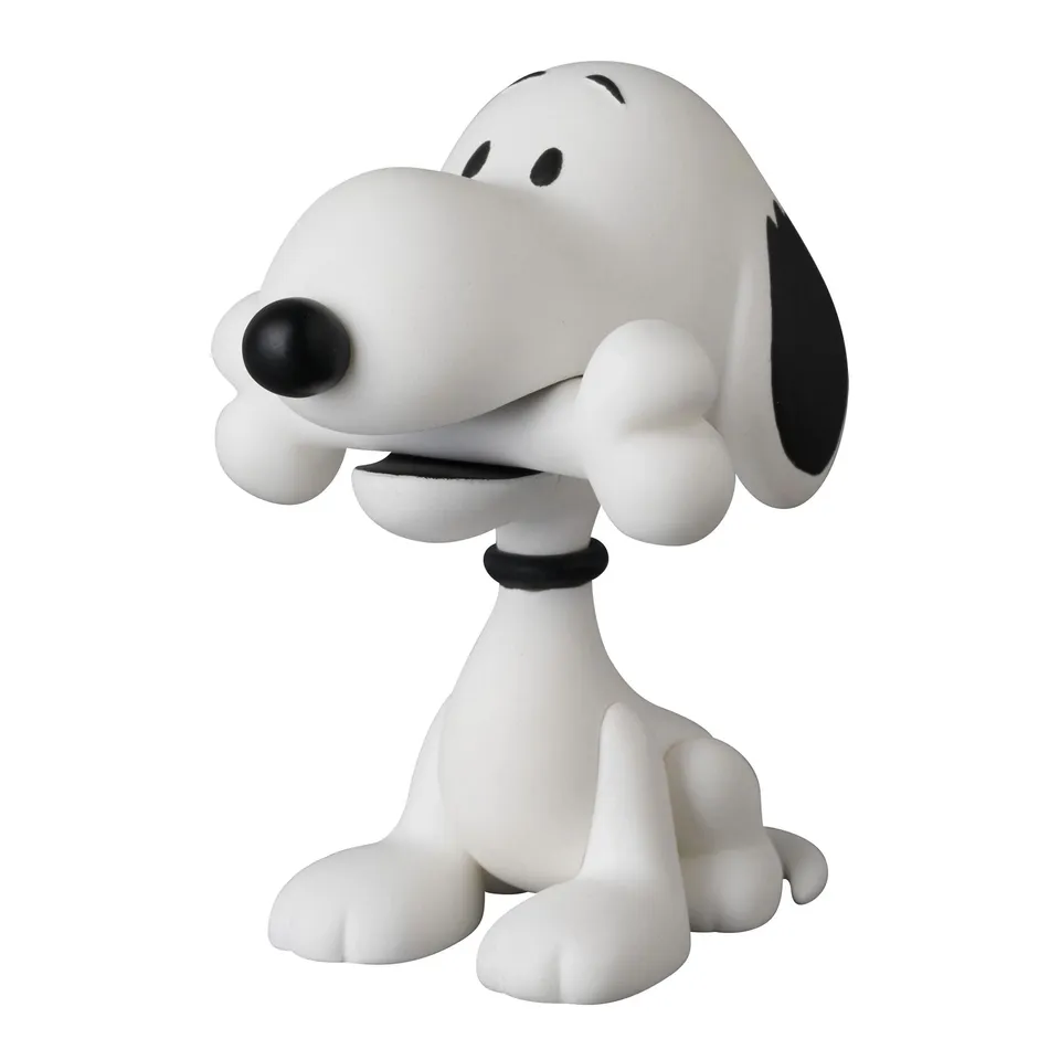 Medicom UDF Snoopy con osso figure in vinile Peanuts