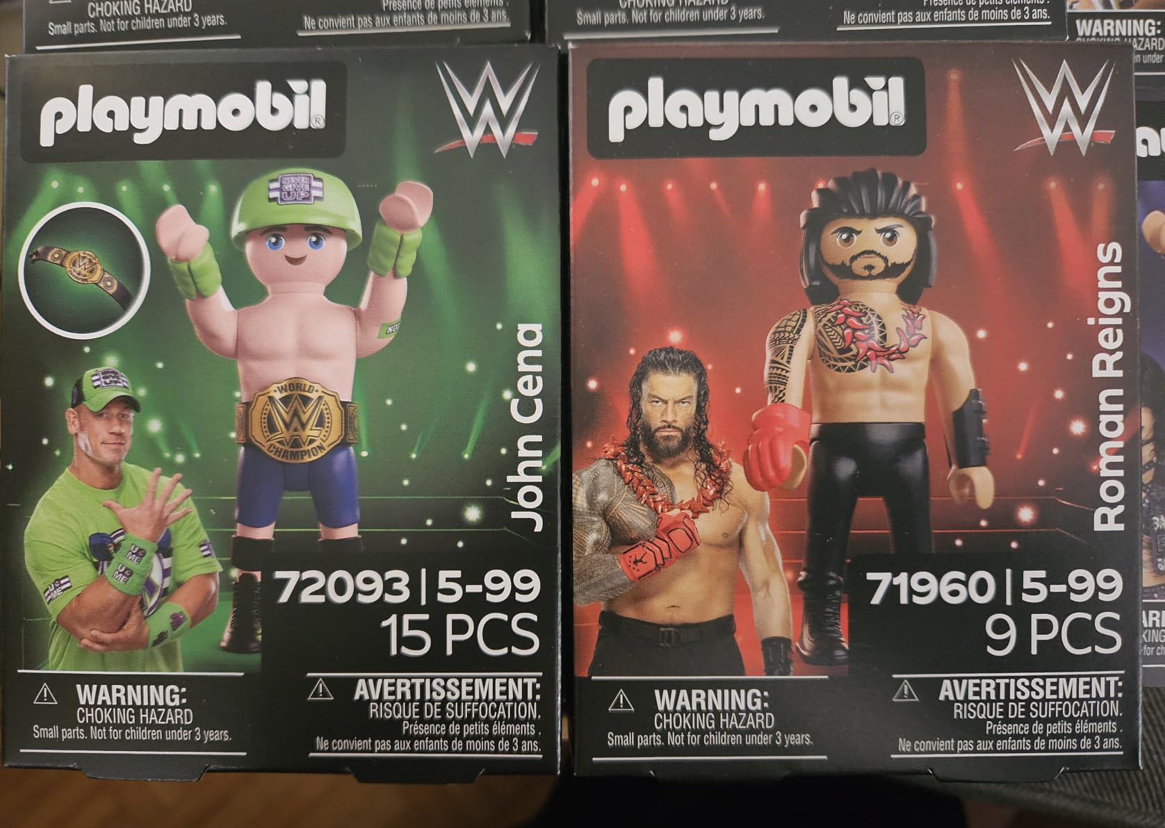 PLAYMOBIL WWE 210527 personaggi wrestling 7 superstar