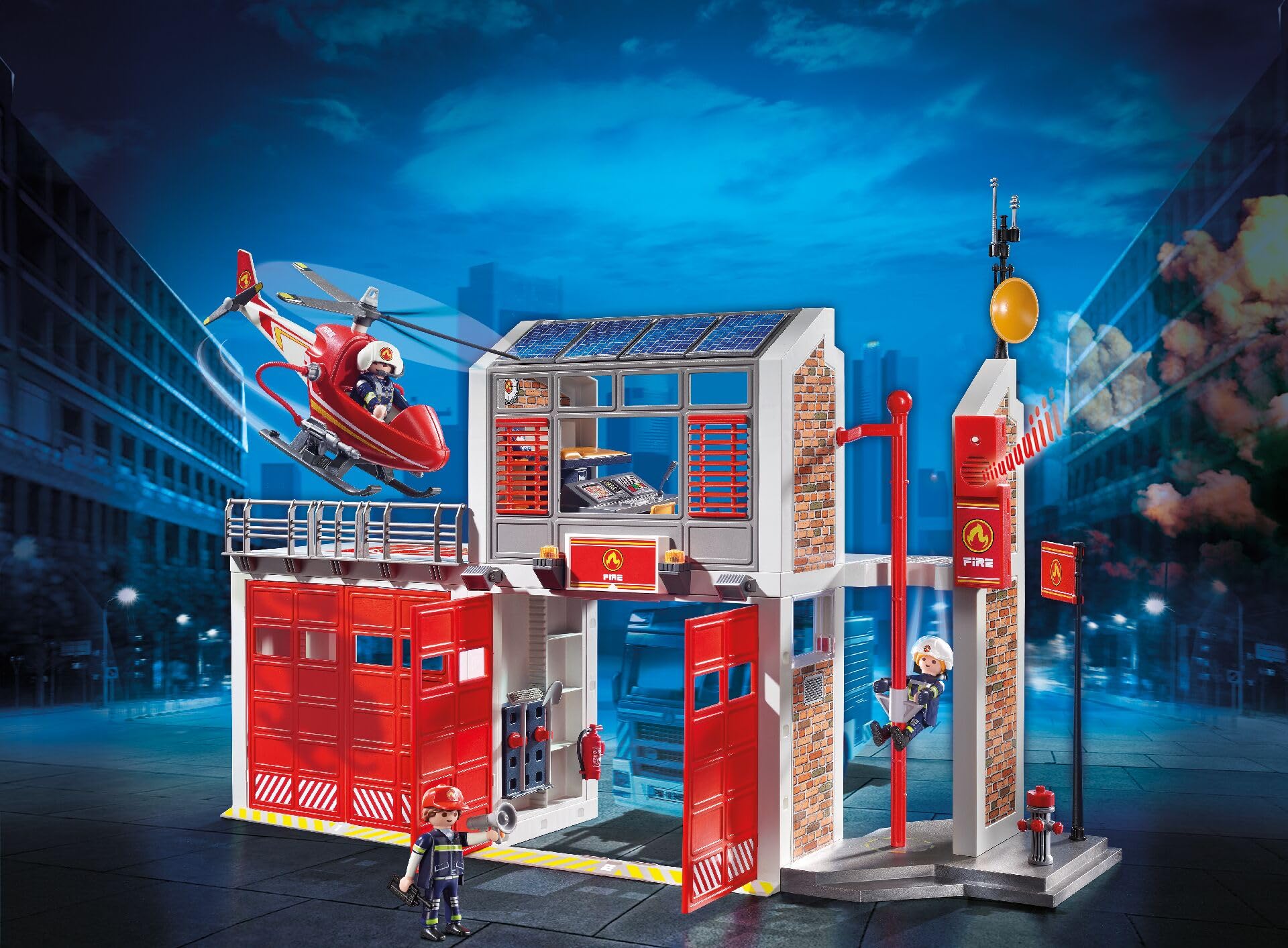PLAYMOBIL City Action 9462 Caserma Pompieri Playset 181 Pezzi